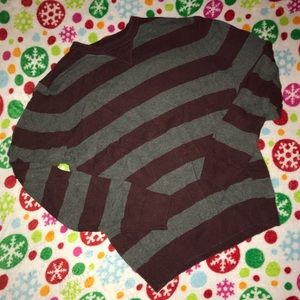 Thick striped sweater